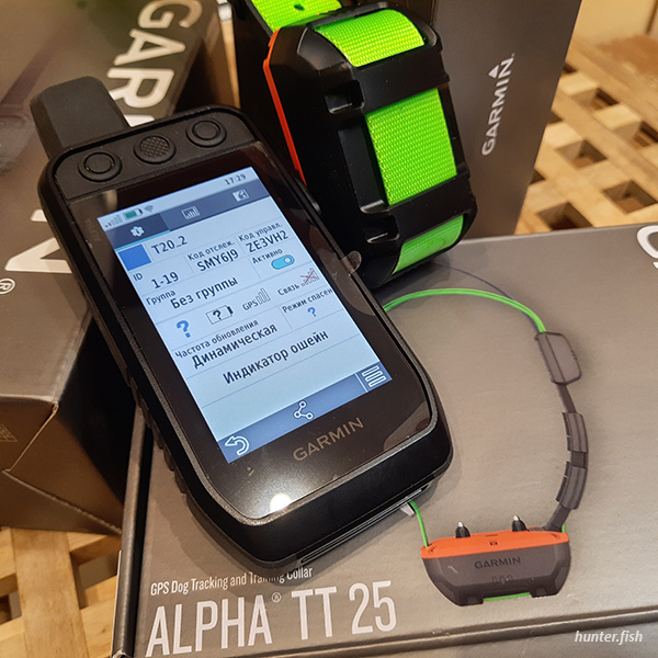 GPS навигатор Garmin Alpha 300 / 300i с ошейником TT 25 EU-RU